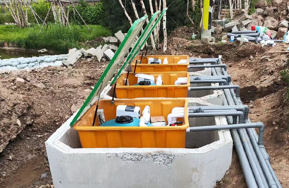 地埋一体机现场