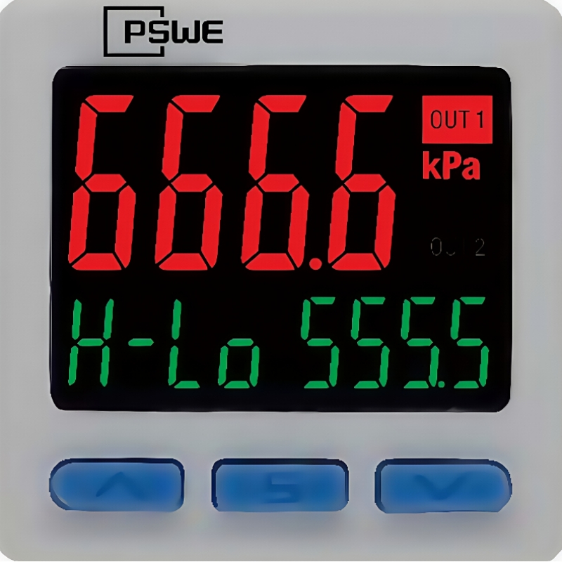 1路开关量+1路RS485通讯IP65数显压力表PV25系列