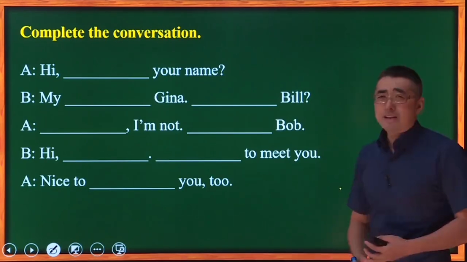 英语专题-朋友和家人-落地检测（2）