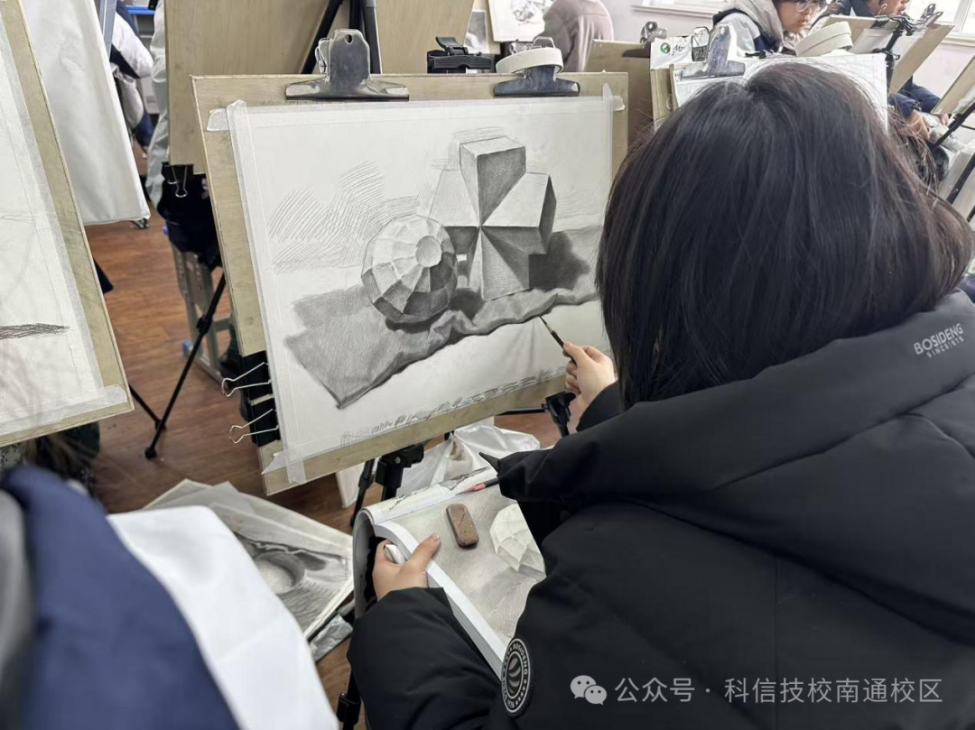 新考纲·新技能·新教学｜启东市科信技工学校美术专业技能提升在行动