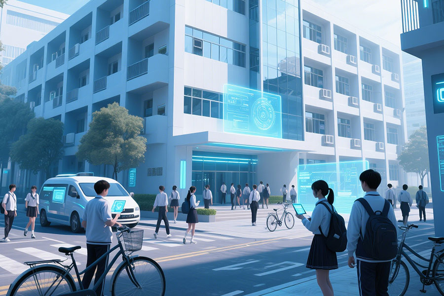 校园场景：绿色生活教育站