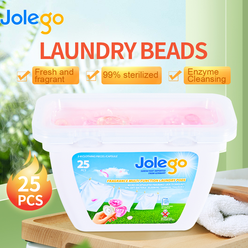 Single chamber laundry beads