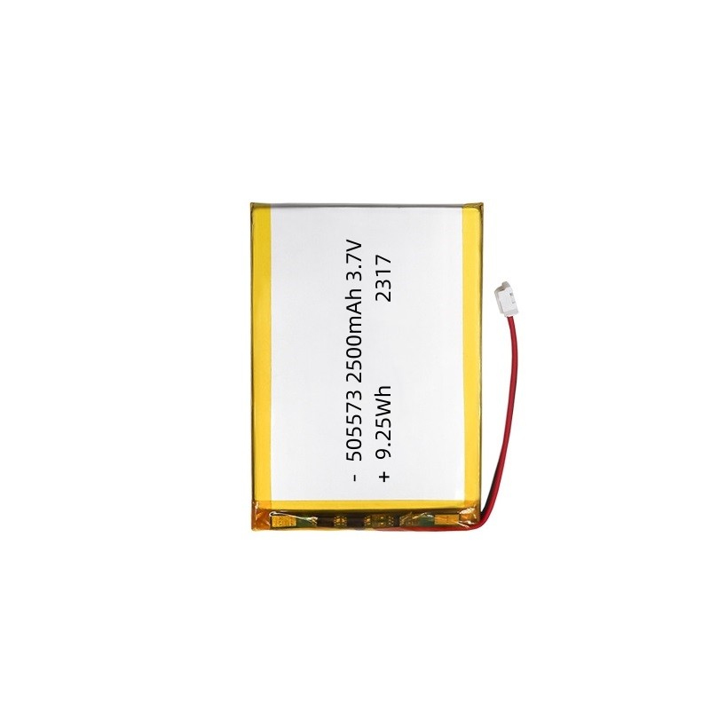 Model Specification: Polymer 505573 3.7V 2500mAh Lithium Battery