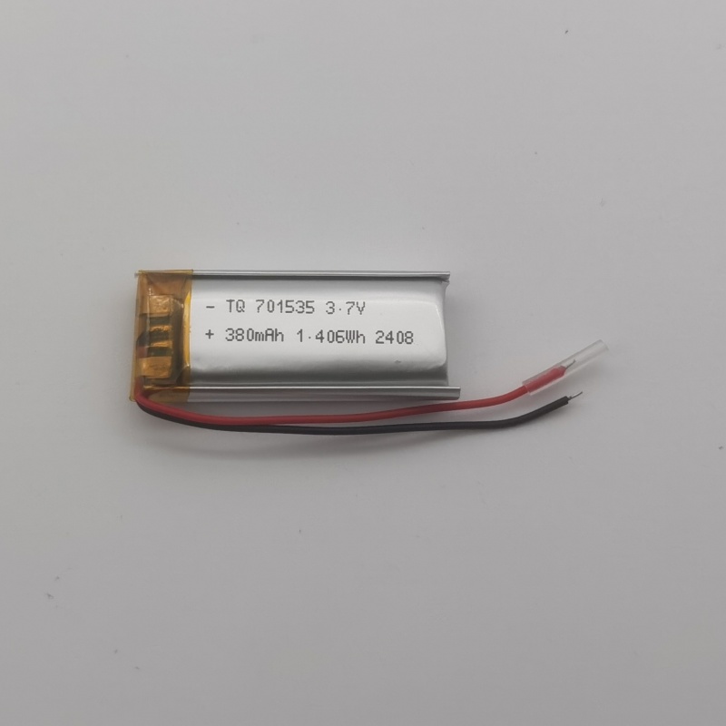 701535 3.7V 380mAh High-Temperature Li-Polymer Battery