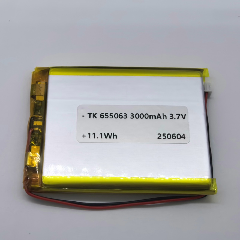 655063 3000mAh 3.7V Polymer Lithium Battery, Pure Cobalt Material
