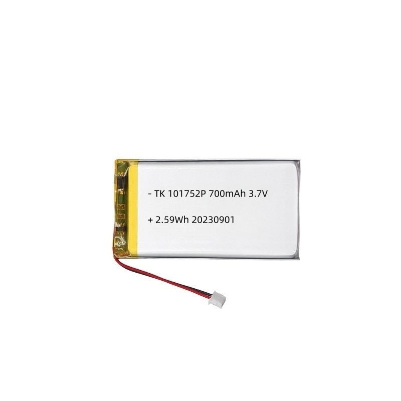 Polymer 101752P 3.7V 700mAh Lithium Battery, 10C High Rate Discharge, UL CB KC PSE UN CQC Certified