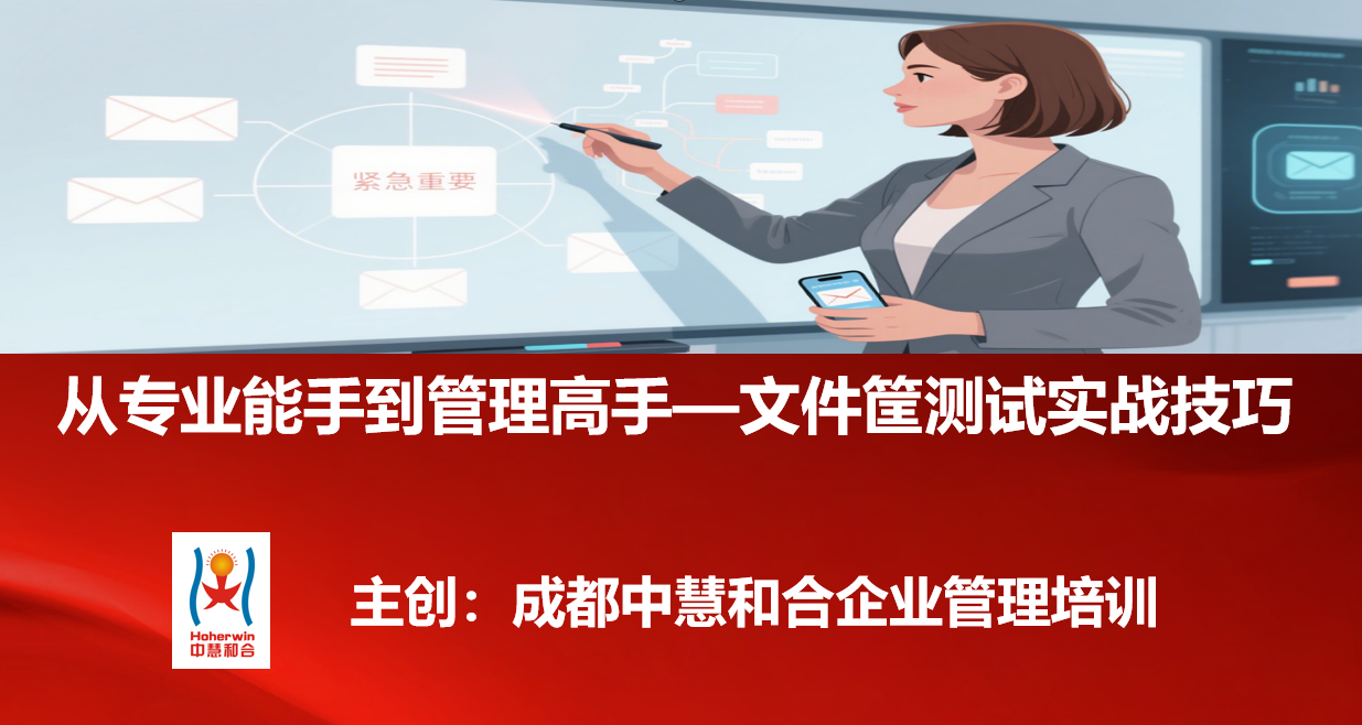 成都中慧和合企业培训推出《从专业能手到管理高手—文件筐测试实战技巧》课程，助力企业提升管理效率