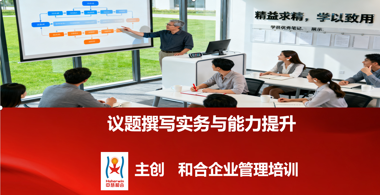 议题撰写实务与能力提升培训课程 | 企业行政宣传人员公文写作实战指南-成都中慧和合