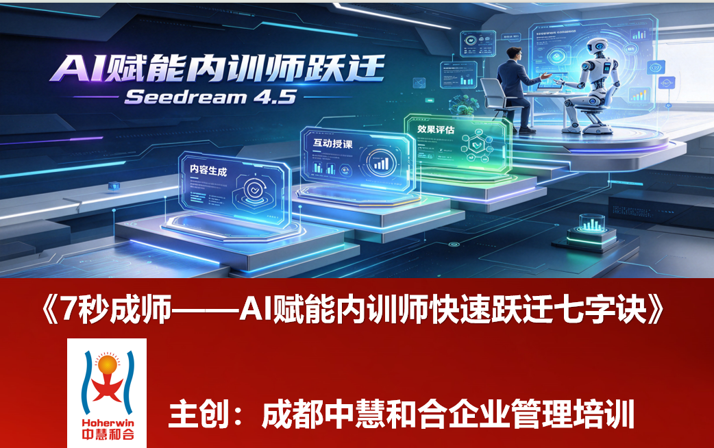 成都中慧和合《7秒成师——AI赋能内训师快速跃迁七字诀》银行科级干部培训圆满举办 破解内训师“三重脱节”难题