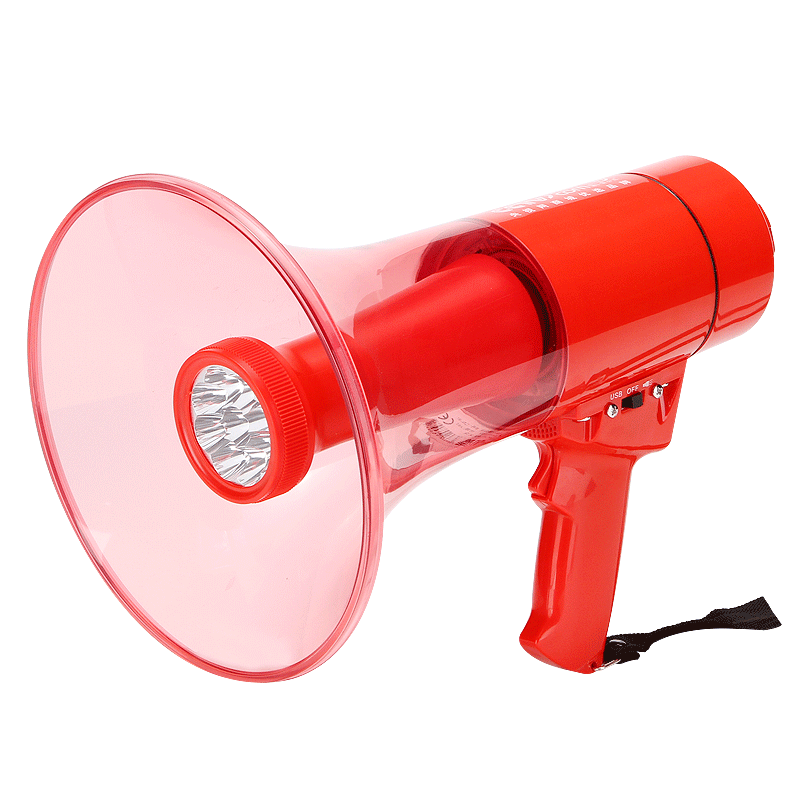 雷公王CR-97照明蓝牙手持喊话器