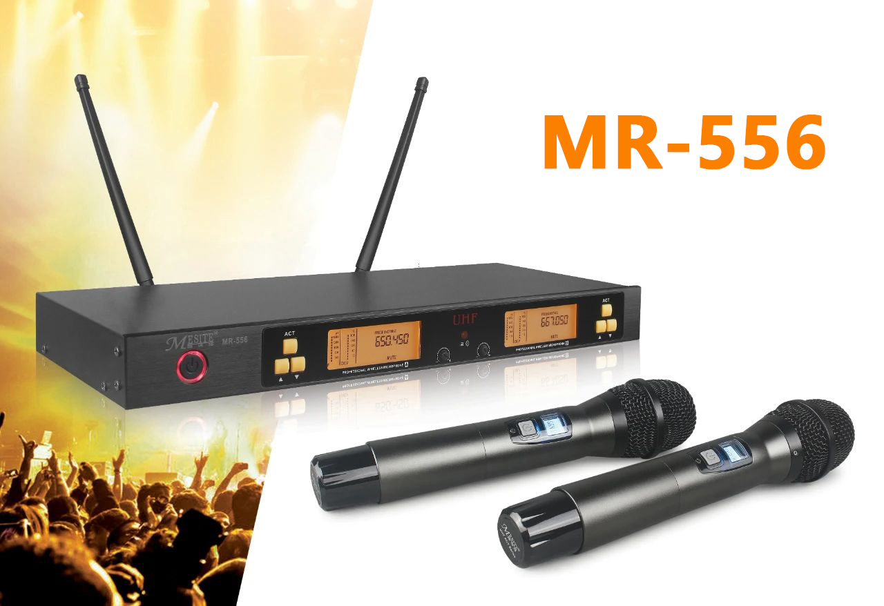 MR-556 U段無線一拖二麥克風(fēng)