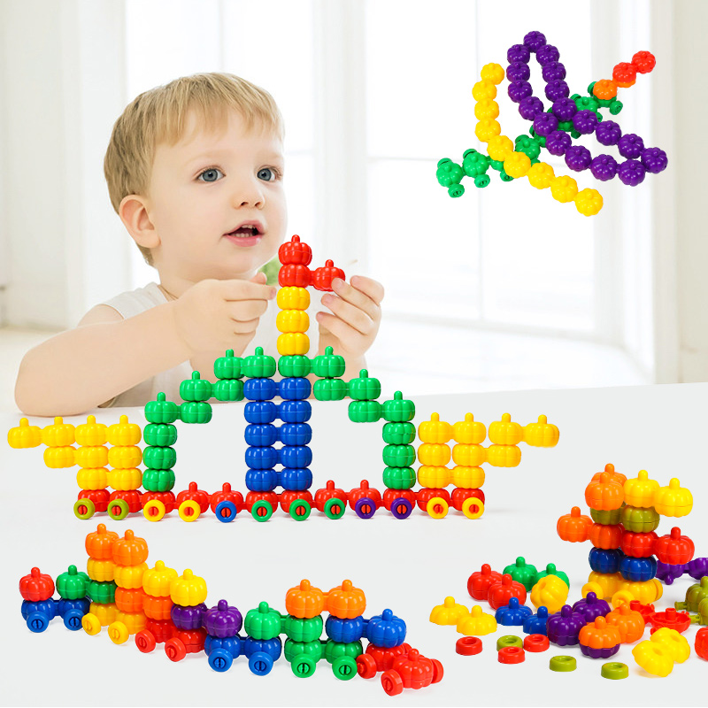 HL6002七彩南瓜积木