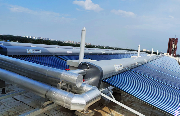 房山長陽中學無動力太陽能熱水系統(tǒng)