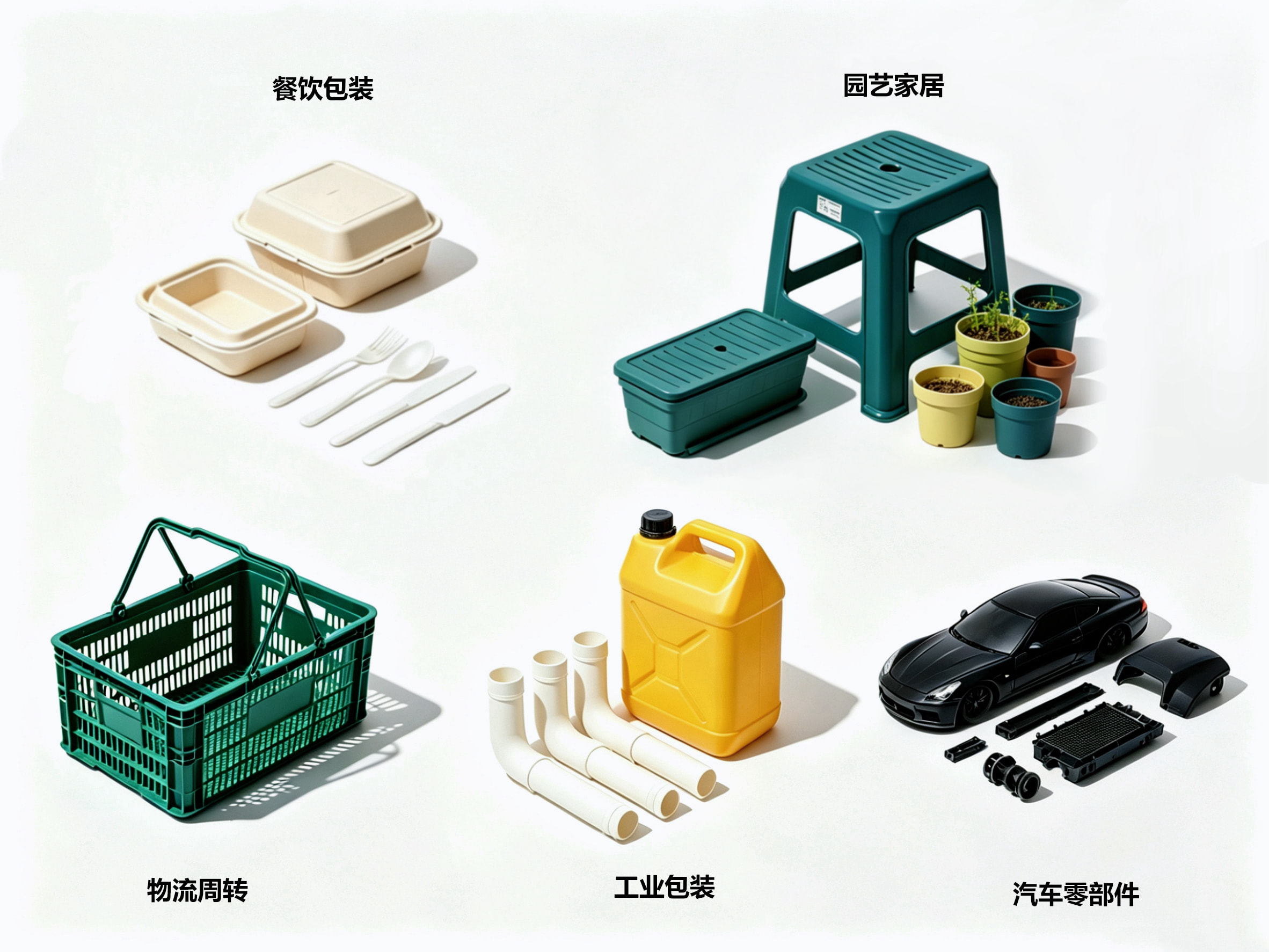 全域市场刚需,订单持续稳定
注塑制品应用场景覆盖民生生活、工业制造、家居日用、汽车配件、医疗耗材等全产业链领域,市场体量大、刚需属性极强。广阔的行业市场基数下,终端需求源源不断。