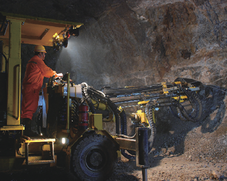 碳质磷矿石（B1层矿）