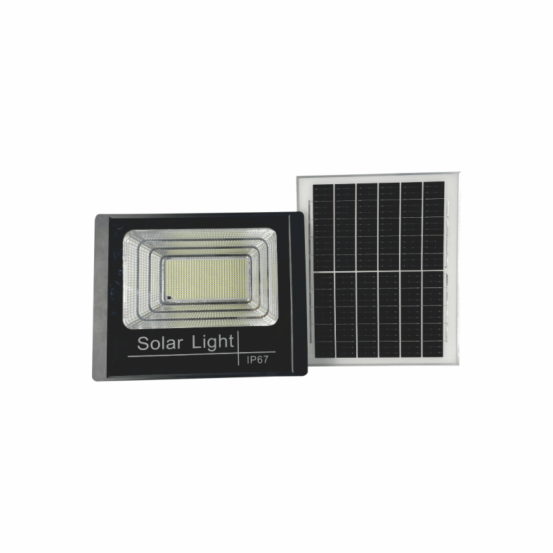 Solar powered floodlight