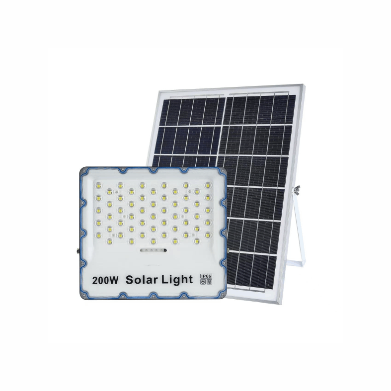 Solar powered floodlight