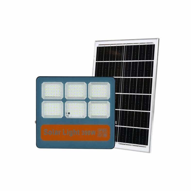 Solar powered floodlight