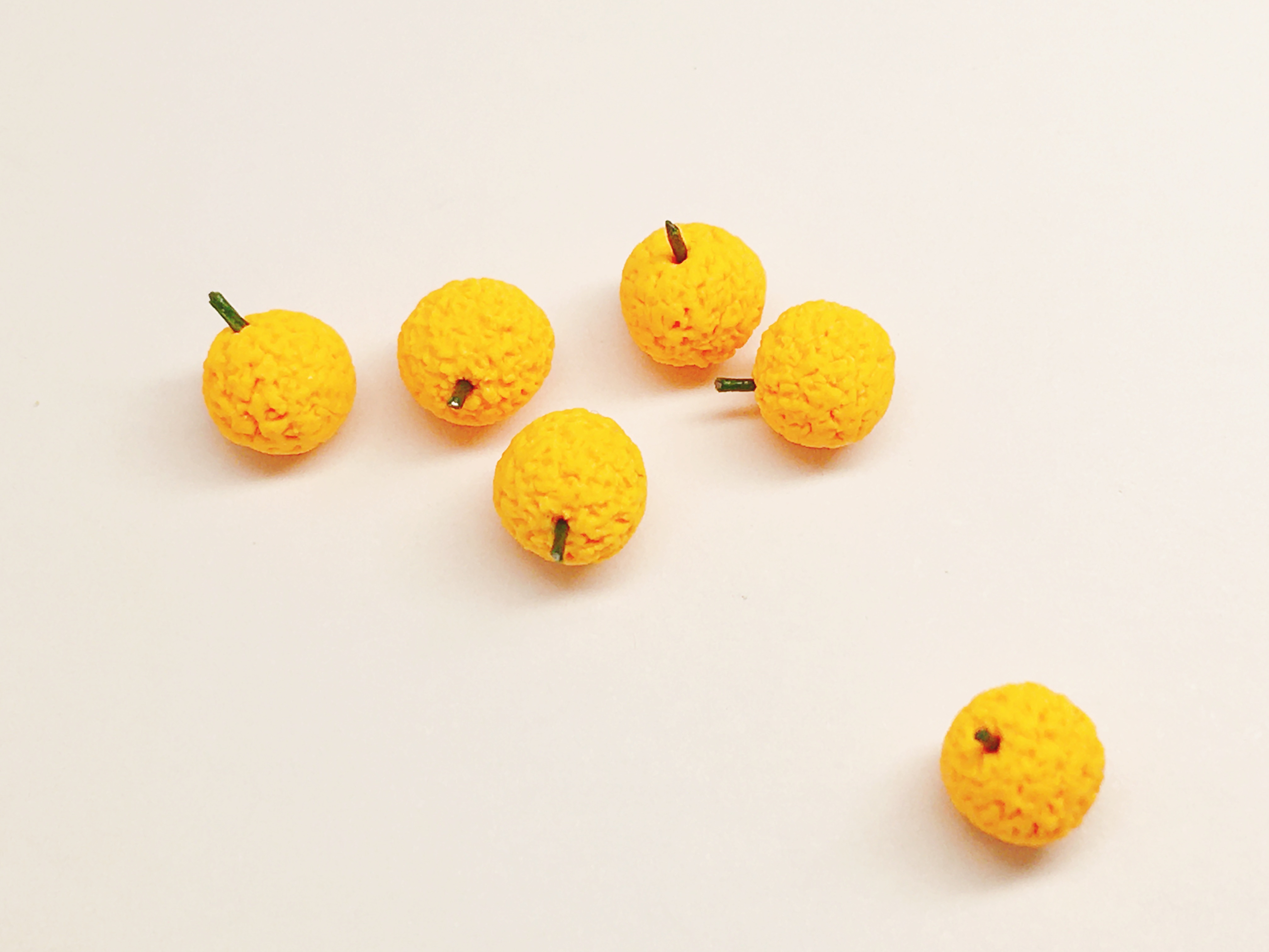 迷你粘土橘子F-028