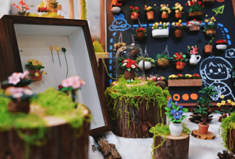 迷你粘土花：方寸间的温柔绽放