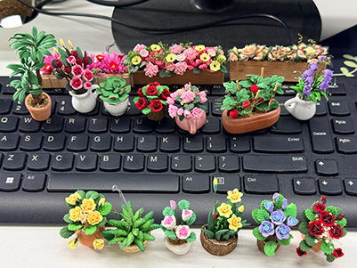 DIY手工粘土花 1:12微缩质感的手工美学表达