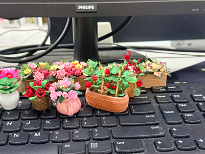 DIY手工粘土花 1:12微缩质感的手工诠释