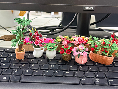 DIY手工粘土花：1:12微缩尺度，指尖镌刻温柔