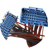 线束分段设计
线对线对插塑壳选型EMC相关要求检查对插塑壳PIN分布设计