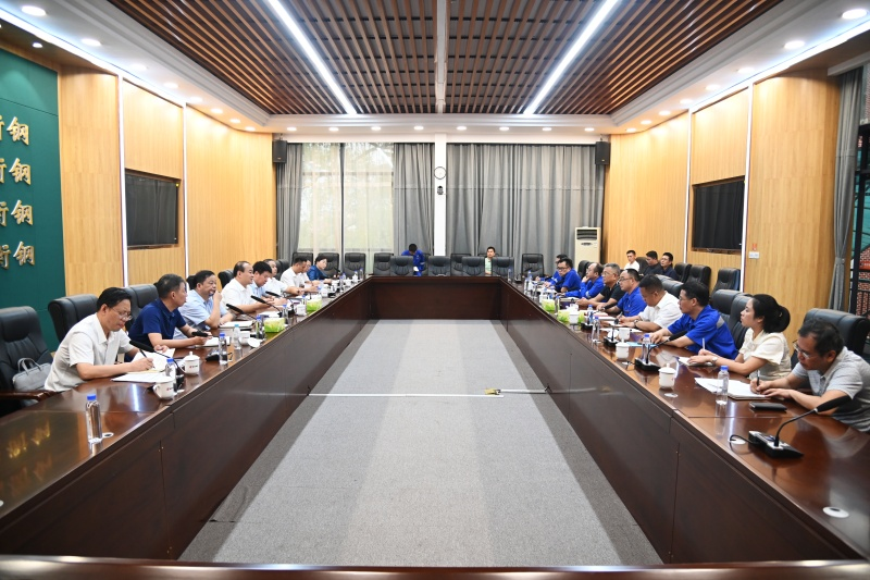 朱健市长带队调研衡钢钢管深加工工业园