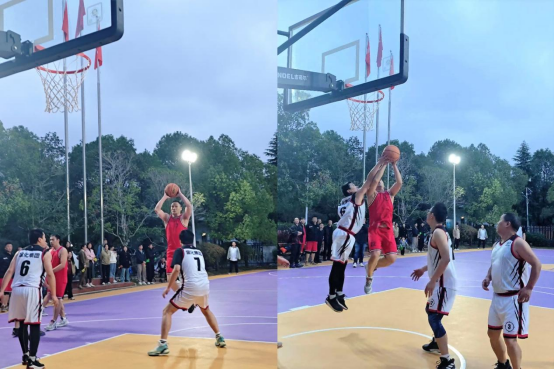 湖南金化科技集团与衡阳市市场监督管理局举行篮球联谊赛