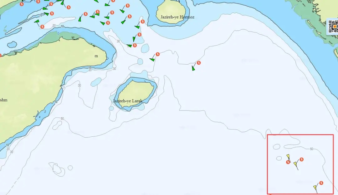 3艘中國貨船經霍爾木茲海峽