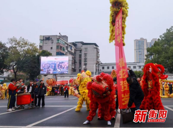 衡山县长江文武学校：祥龙瑞狮闹元宵，传统民俗焕新光