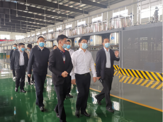 市委常委、市政府常务副市长于新凡莅临我司指导工作