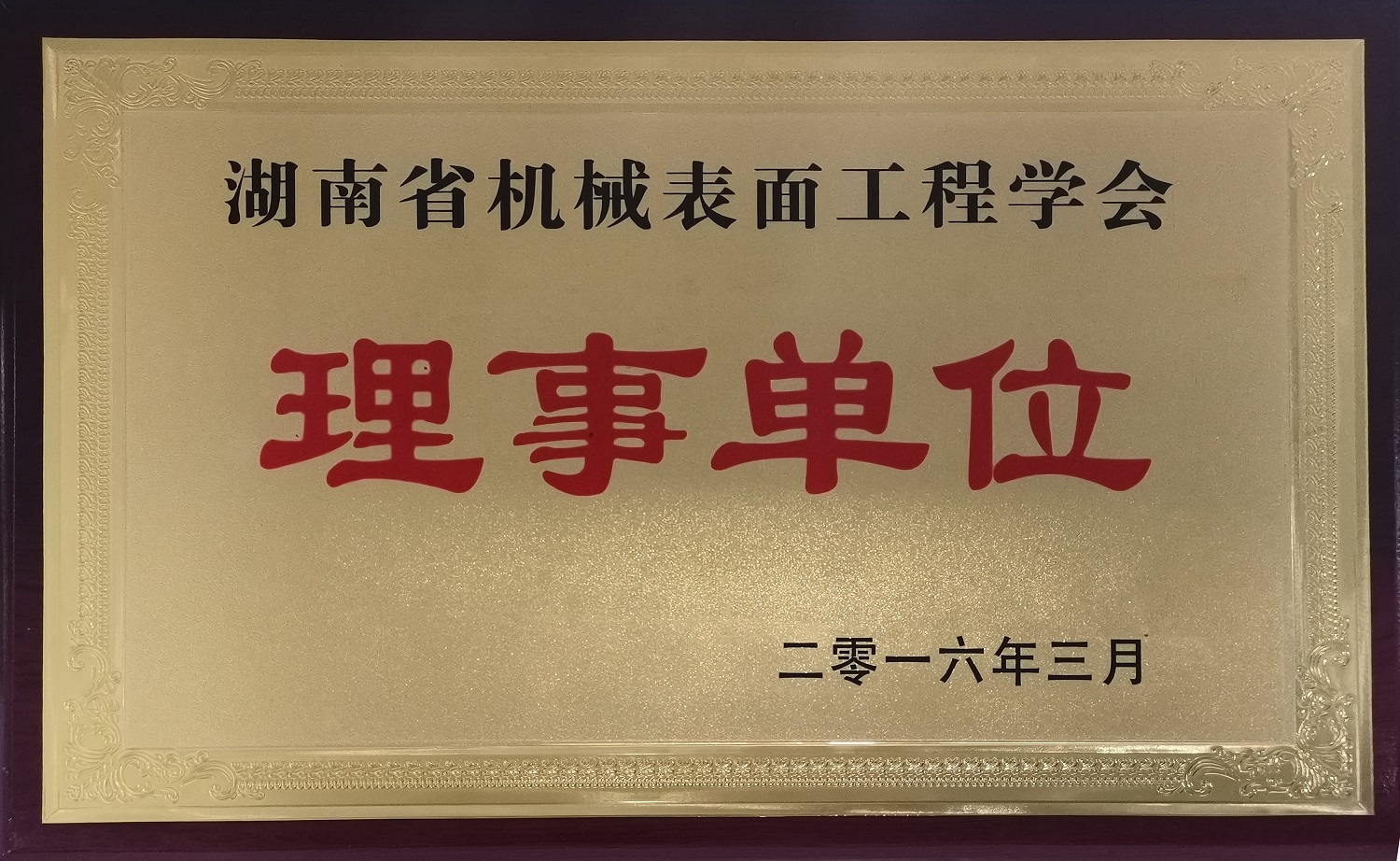 湖南省机械表面工程学会理事单位