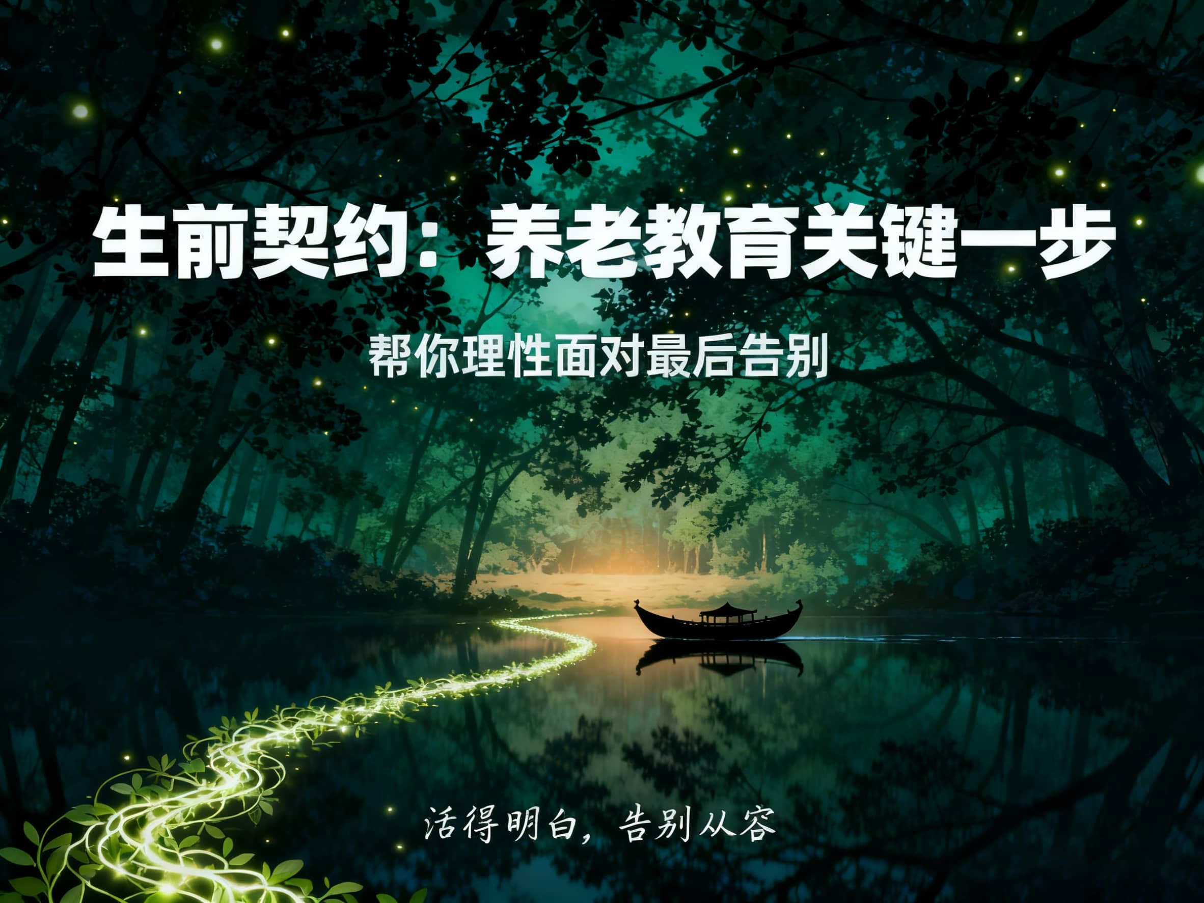 生前契约：一份从容的生命规划，给未来最好的安排