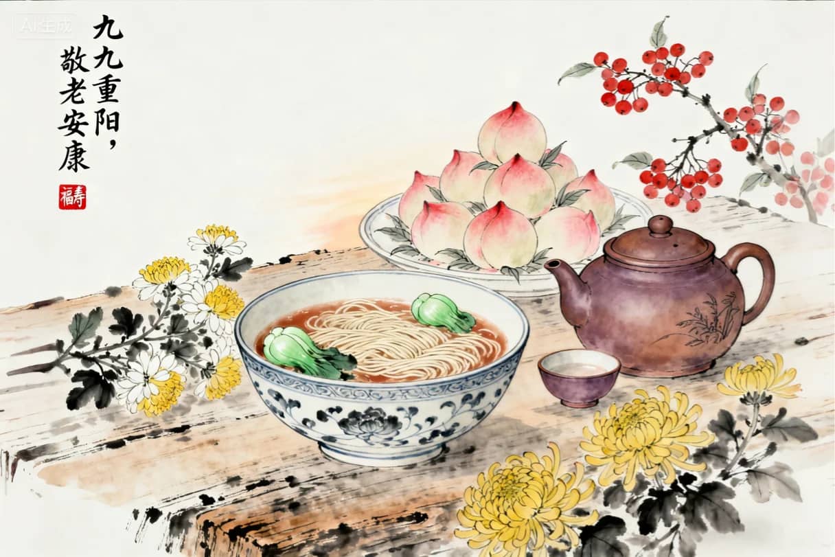 重阳节背后的‘福寿’密码：长寿与殡葬文化的深层连接