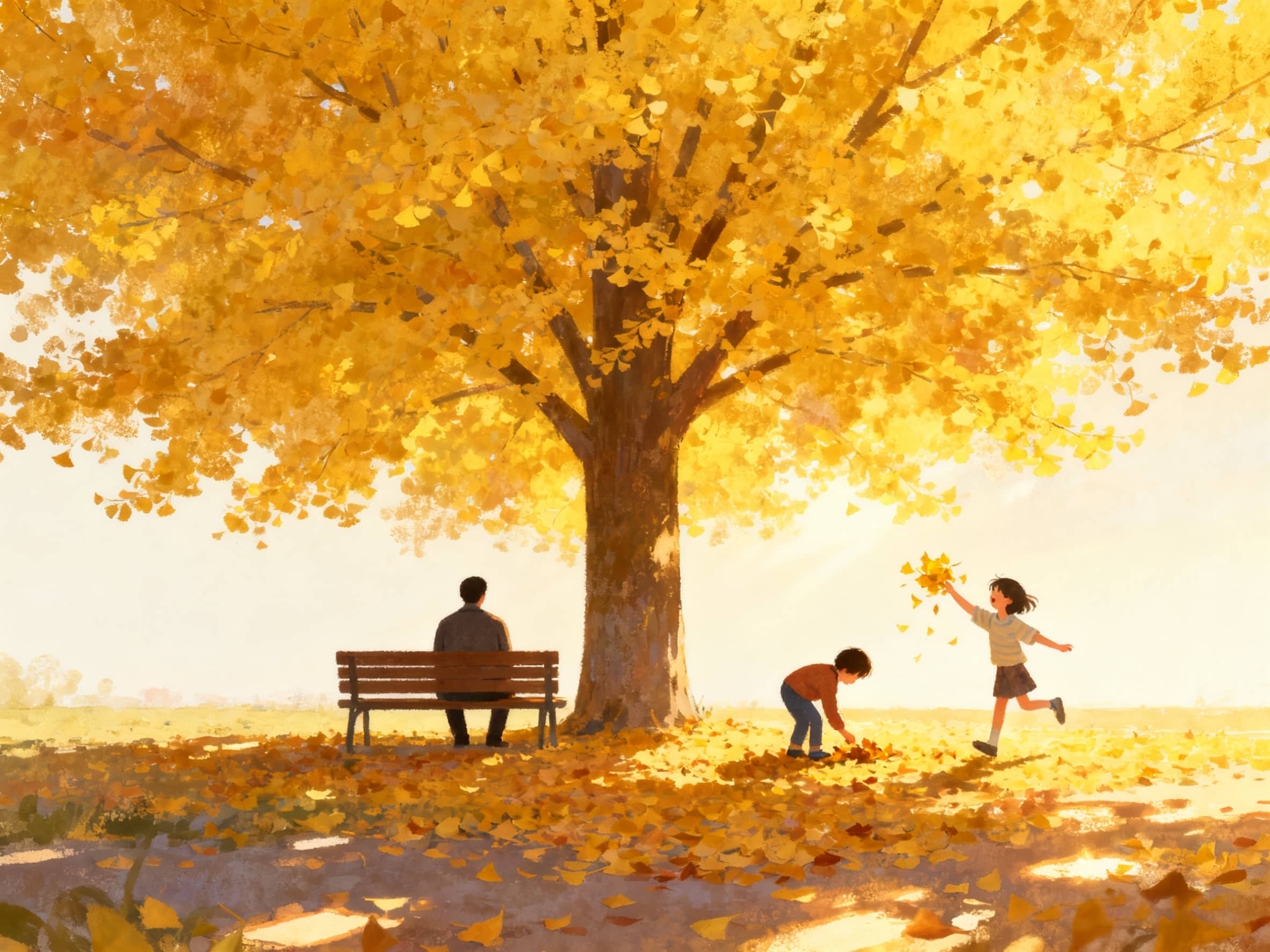 将思念刻入年轮：一棵银杏树，代表了两代人的选择。