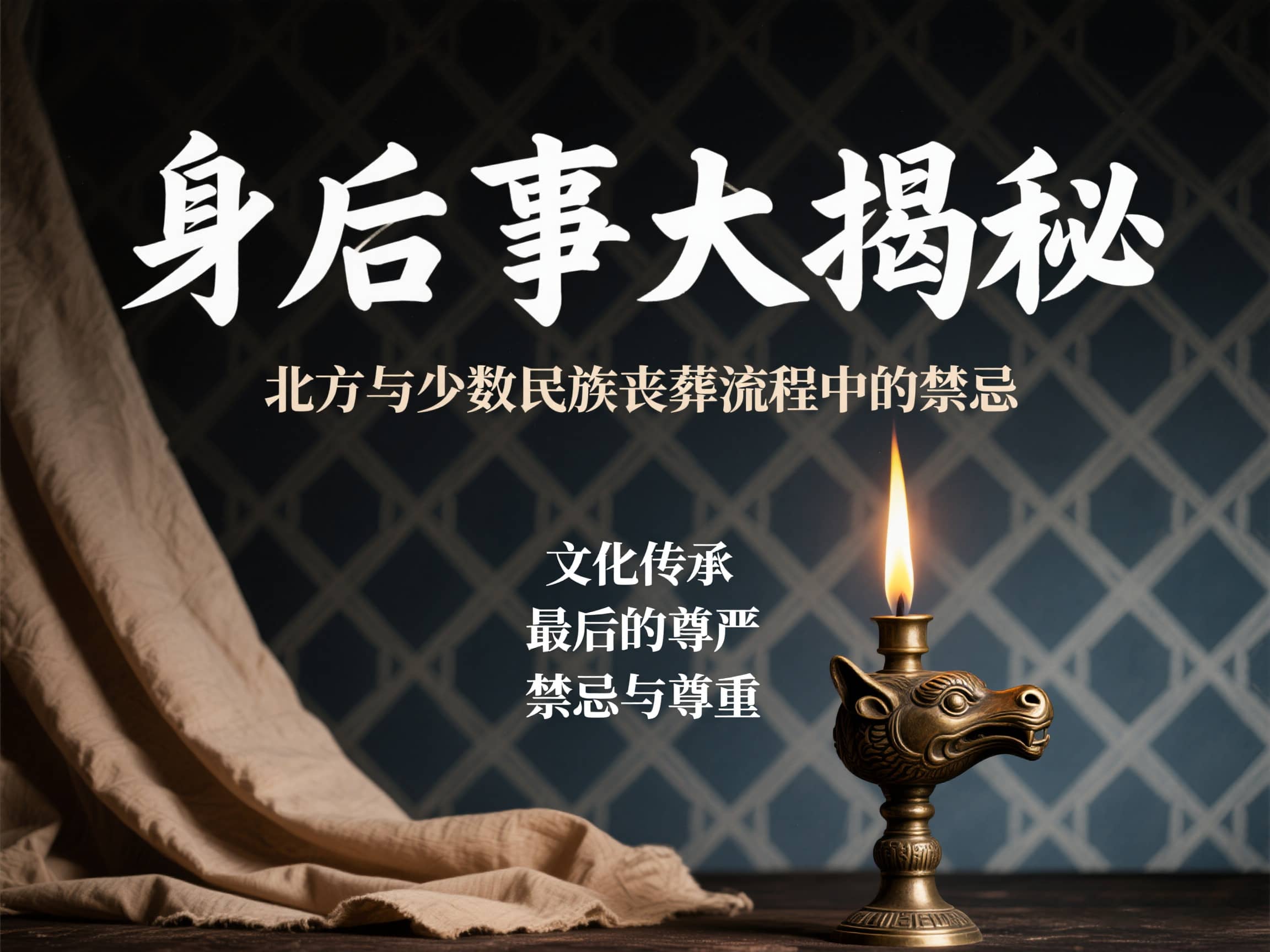 身后事大揭秘：北方与少数民族丧葬流程中的禁忌