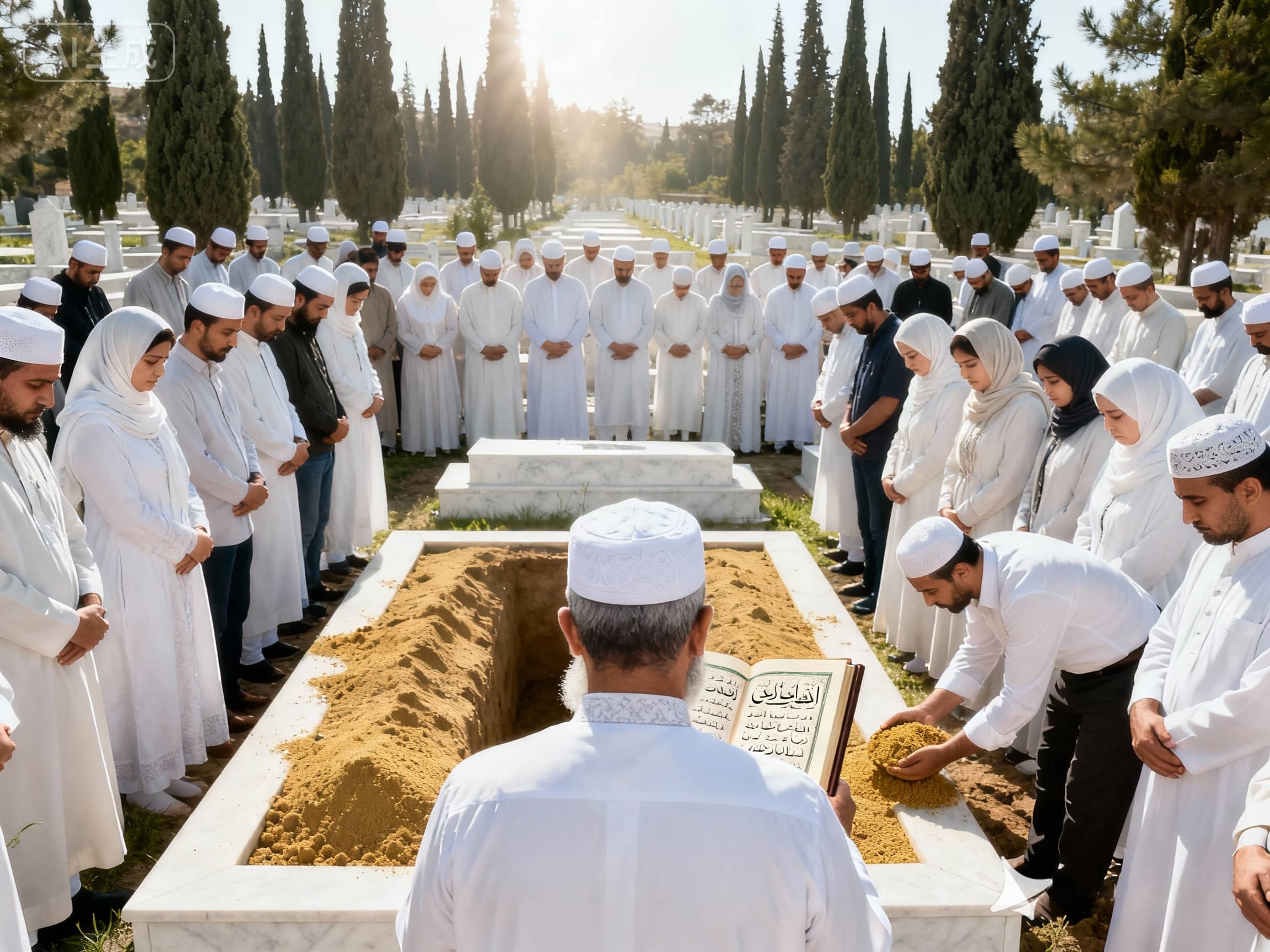 揭秘身边人的回族葬礼：速葬，不用棺，白布裹身的细节藏着信仰