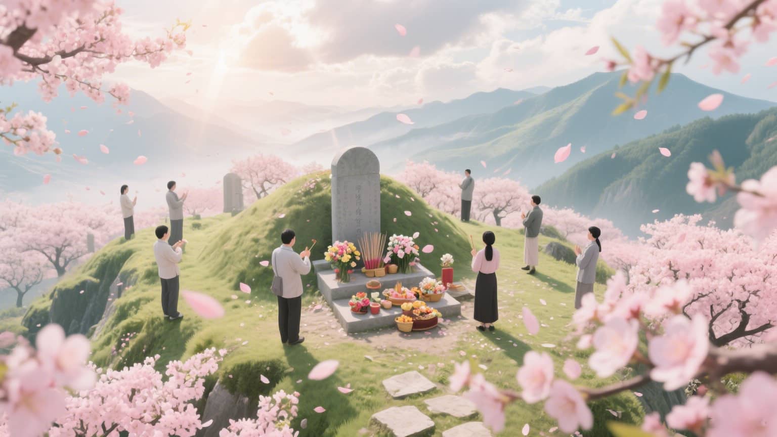 清明寄哀思：一场跨越千里的祭祀服务​ ​ ​ ​