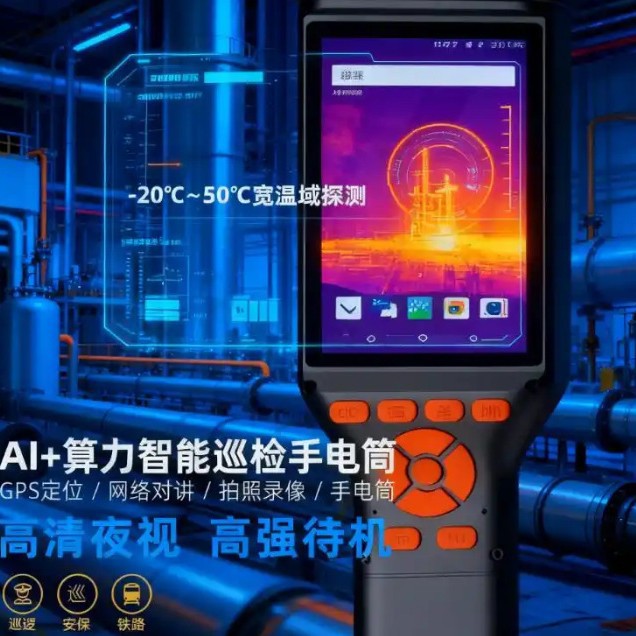 萧龙灵瞳ai智能录像强光手电红外夜视巡检仪