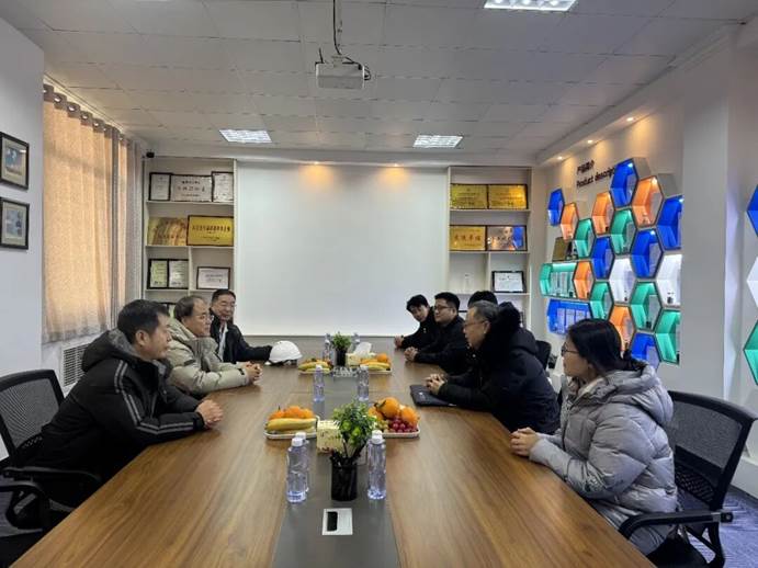 校企携手 共育工匠  我校领导带队赴河北瑞克新能源科技有限公司开展访企拓岗活动并看望在岗实习学生