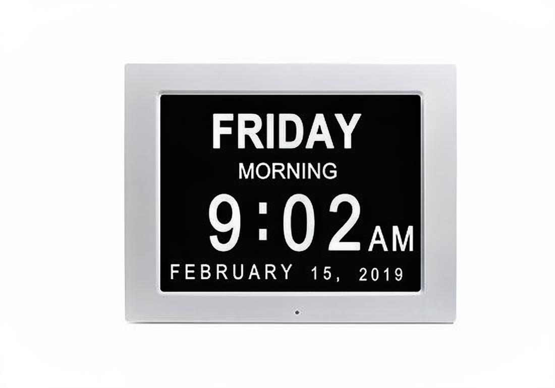 12.1 Inch led digital day clock for elderly_DC1211