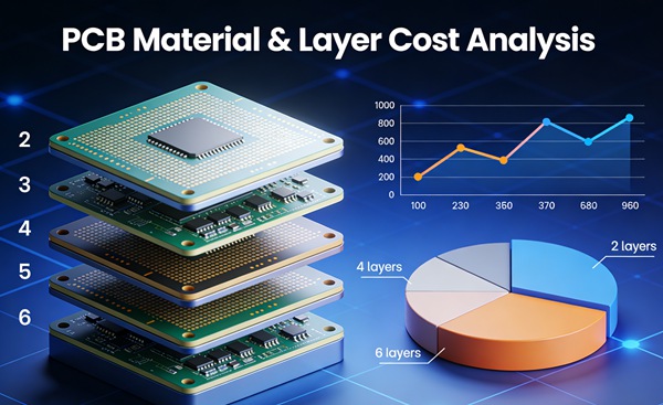 🔊 How PCB Material and Layer Choices Impact Manufacturing Cost