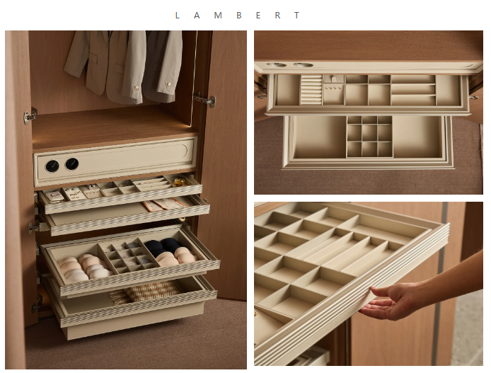 兰伯特全新曙光地系列轻奢收纳：解锁女性衣橱的优雅密码