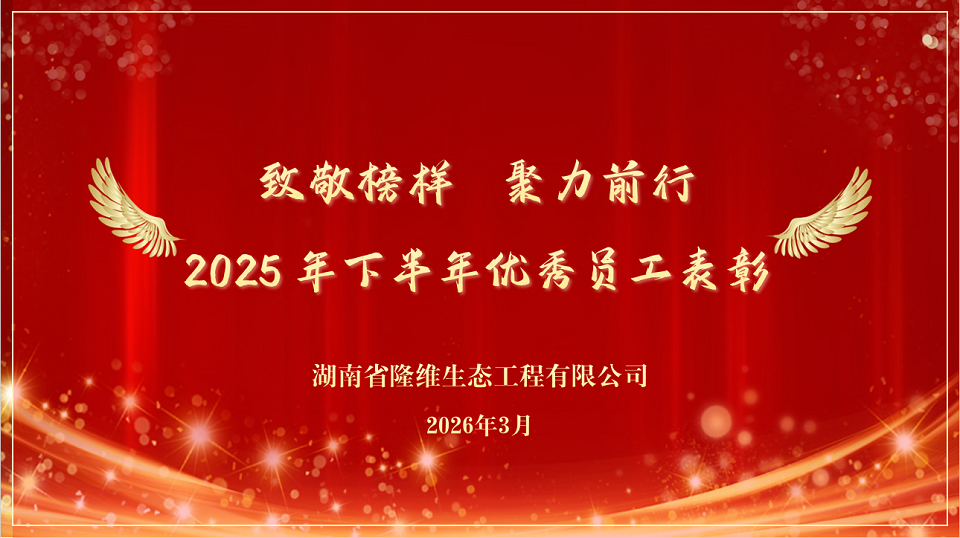 致敬榜样 聚力奋进——湖南省隆维生态工程有限公司2025年下半年优秀员工表彰大会圆满举行