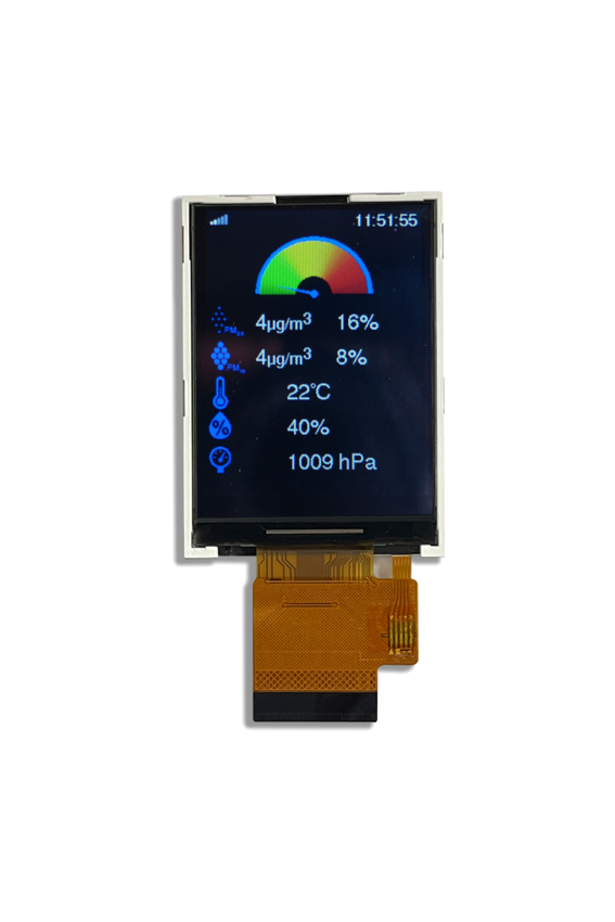 2.4 inch 240x320 TFT display with 8-bit/16-bit MCU and SPI interface