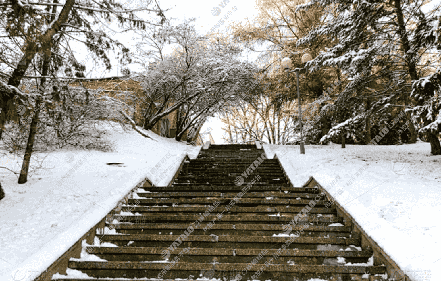 户外台阶融雪化冰系统