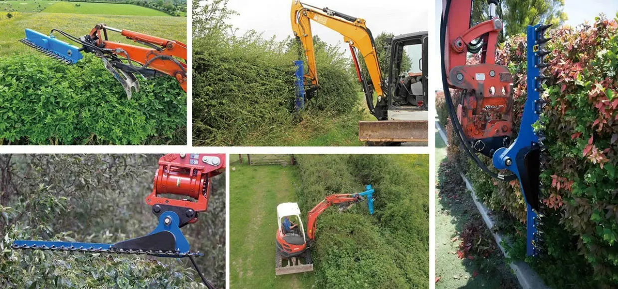 ydraulic hedge trimmer for garden landscaping maintenance