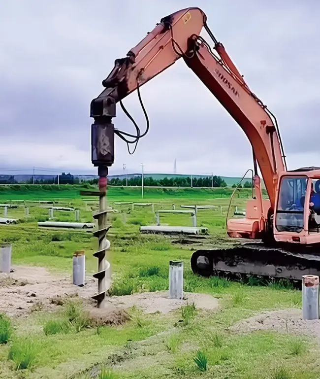 hydraulic auger drill for building foundation piling